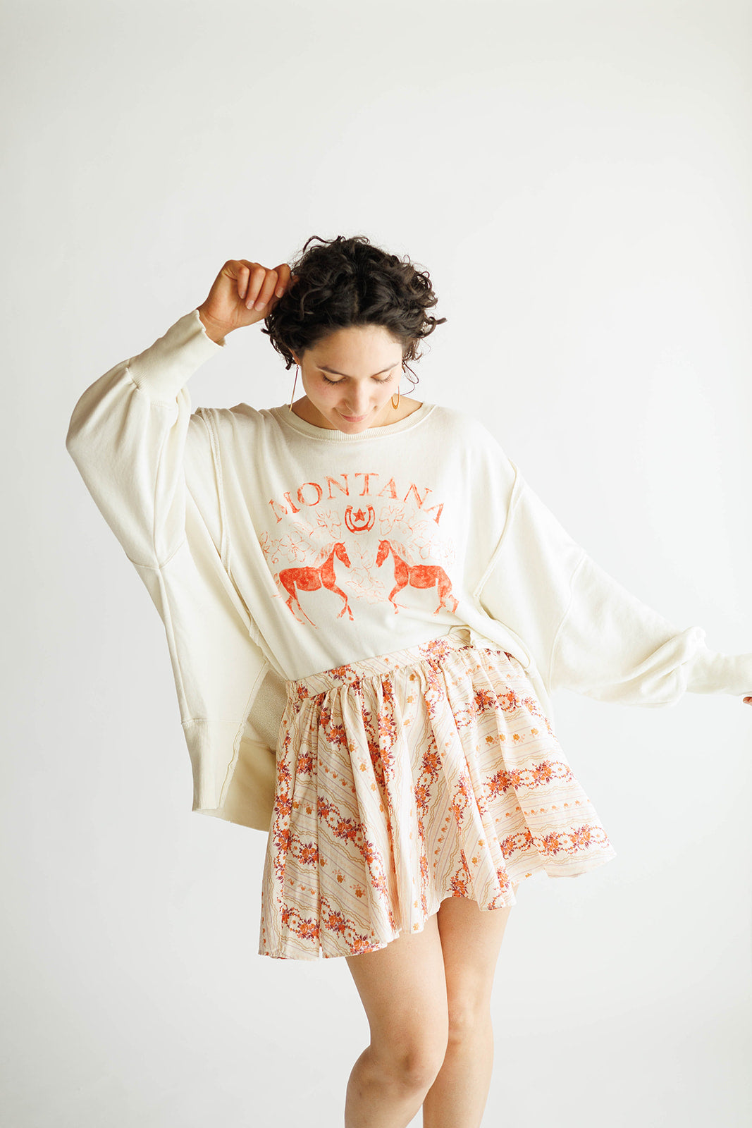 Free People - Gaia Printed Skirt