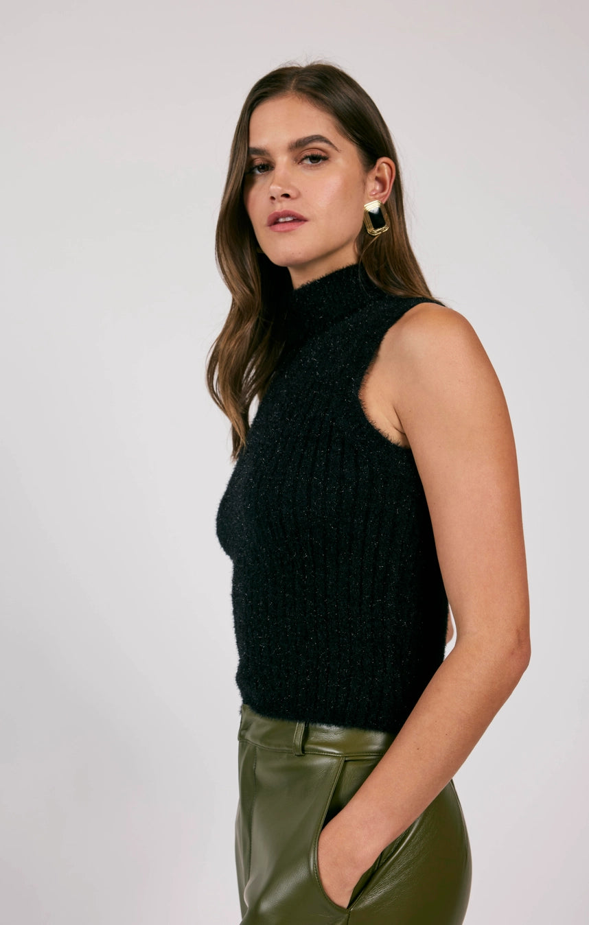 Britt Lurex Ribbed Sweater Tank