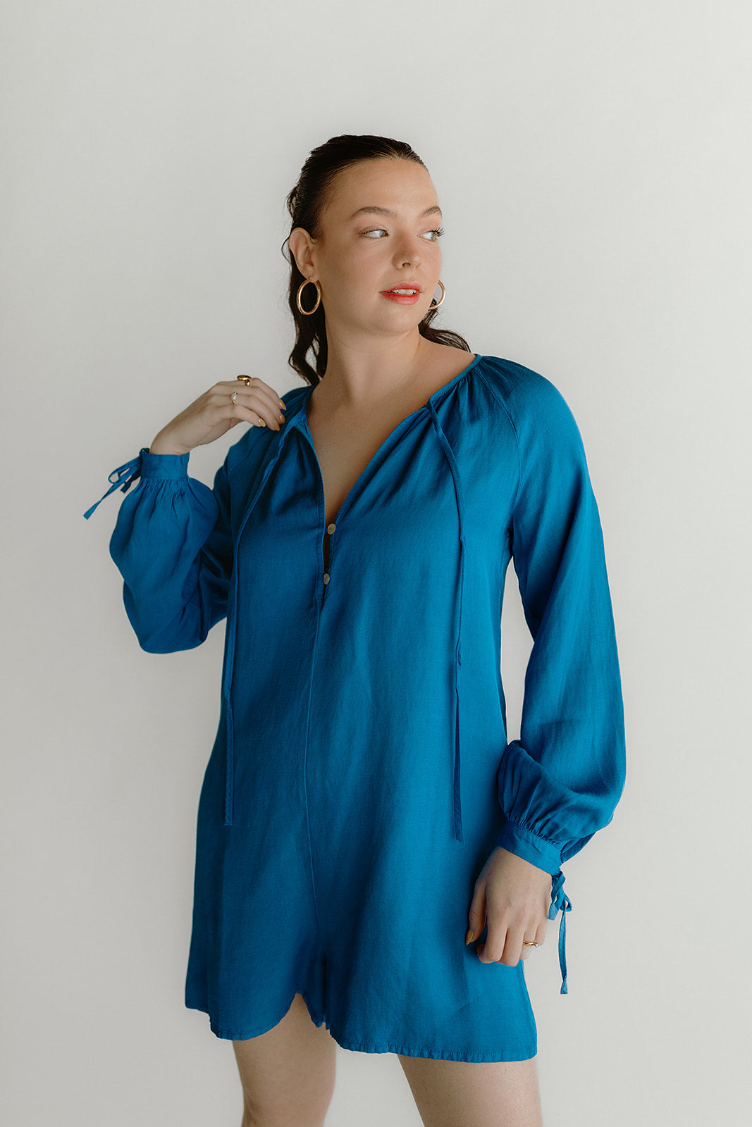 Cleone Womens Woven Romper