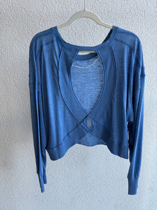 Free People - My Time Layer - Light Cobalt