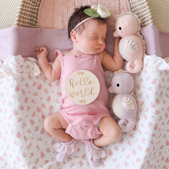 Baby Seahorse - Powder Pink