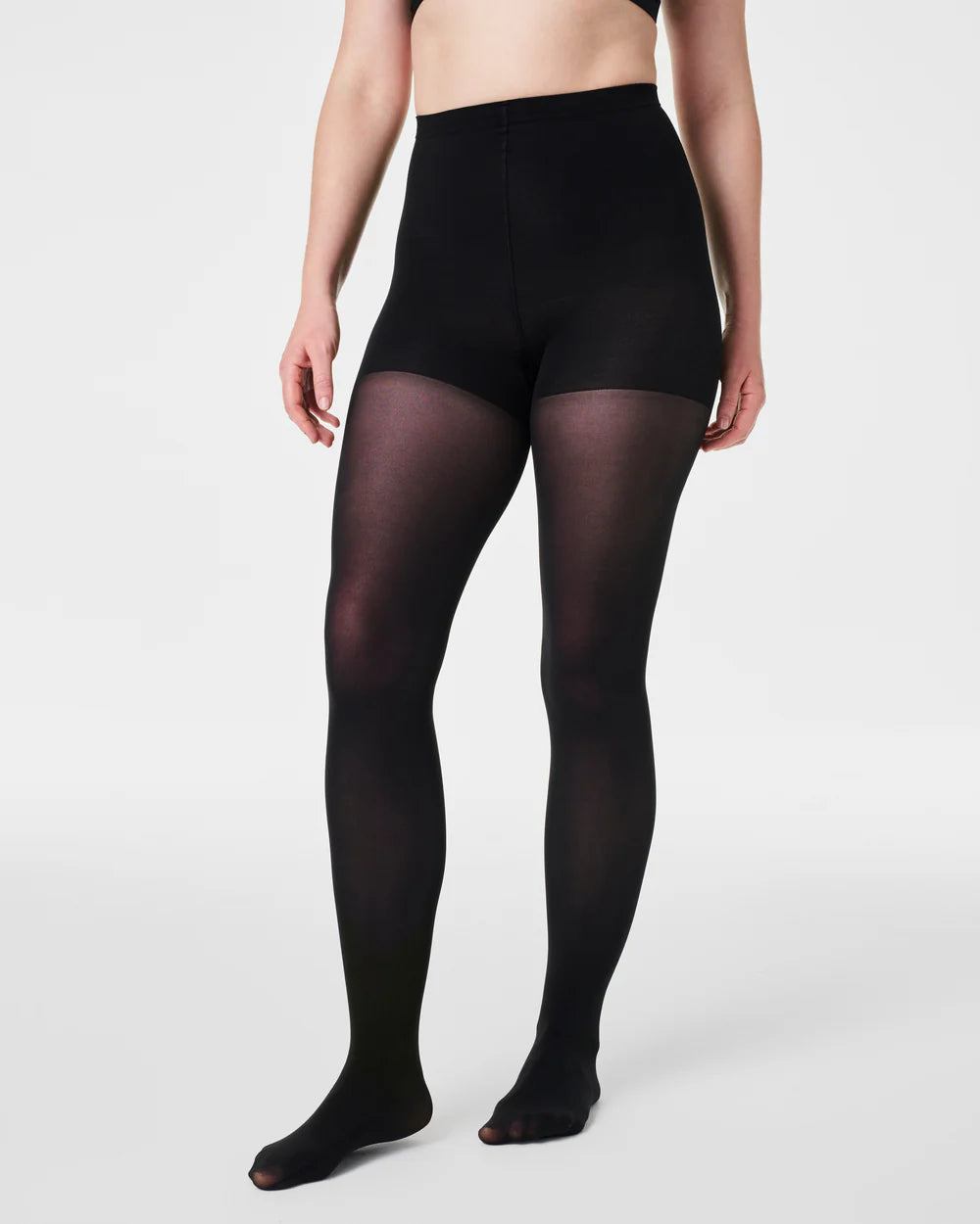 Spanx Shorty Shaping Tights - Very Black