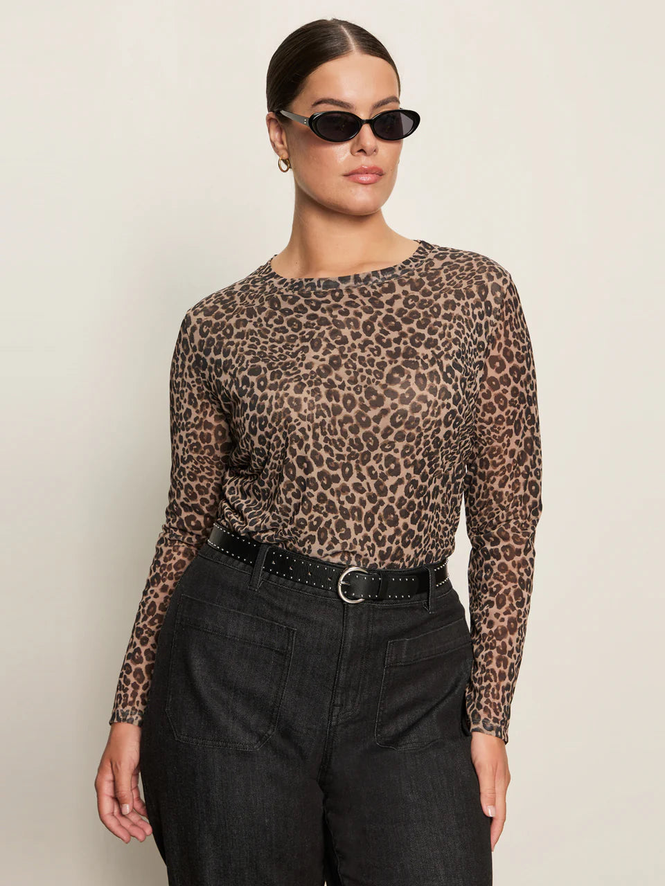 L/S Perfect Mesh Tee - French Kitty