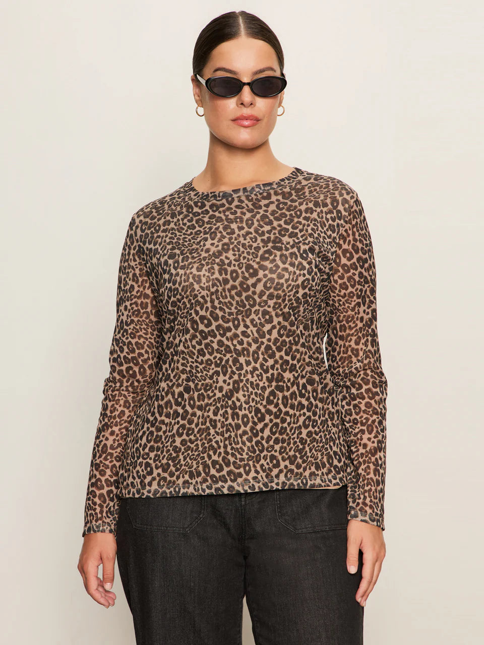 L/S Perfect Mesh Tee - French Kitty