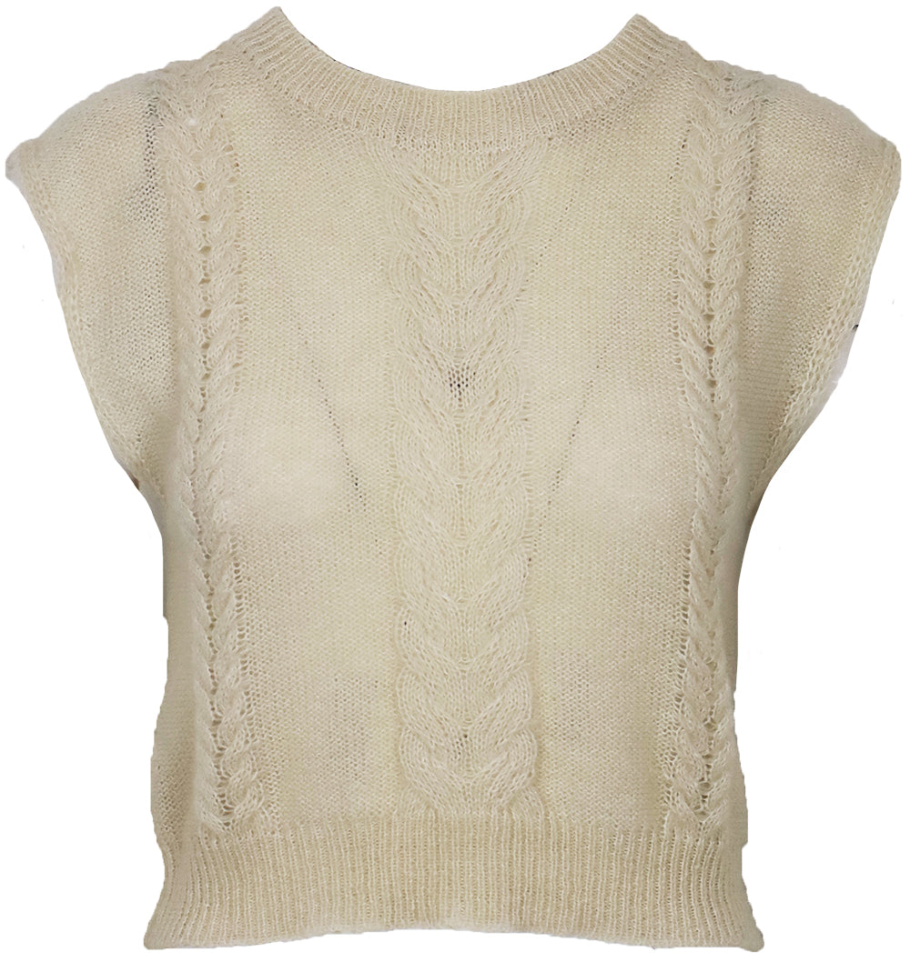 Load image into Gallery viewer, Quentin Cable Knit Top
