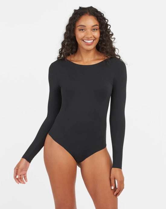 Load image into Gallery viewer, SPANX - Scoop Neck L/S Bodysuit
