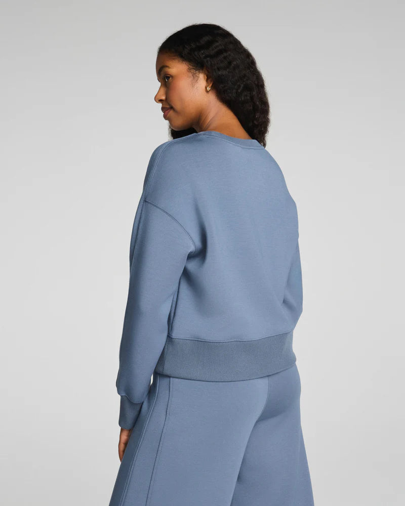 Spanx - Luxe Crewneck Top - GYBLU