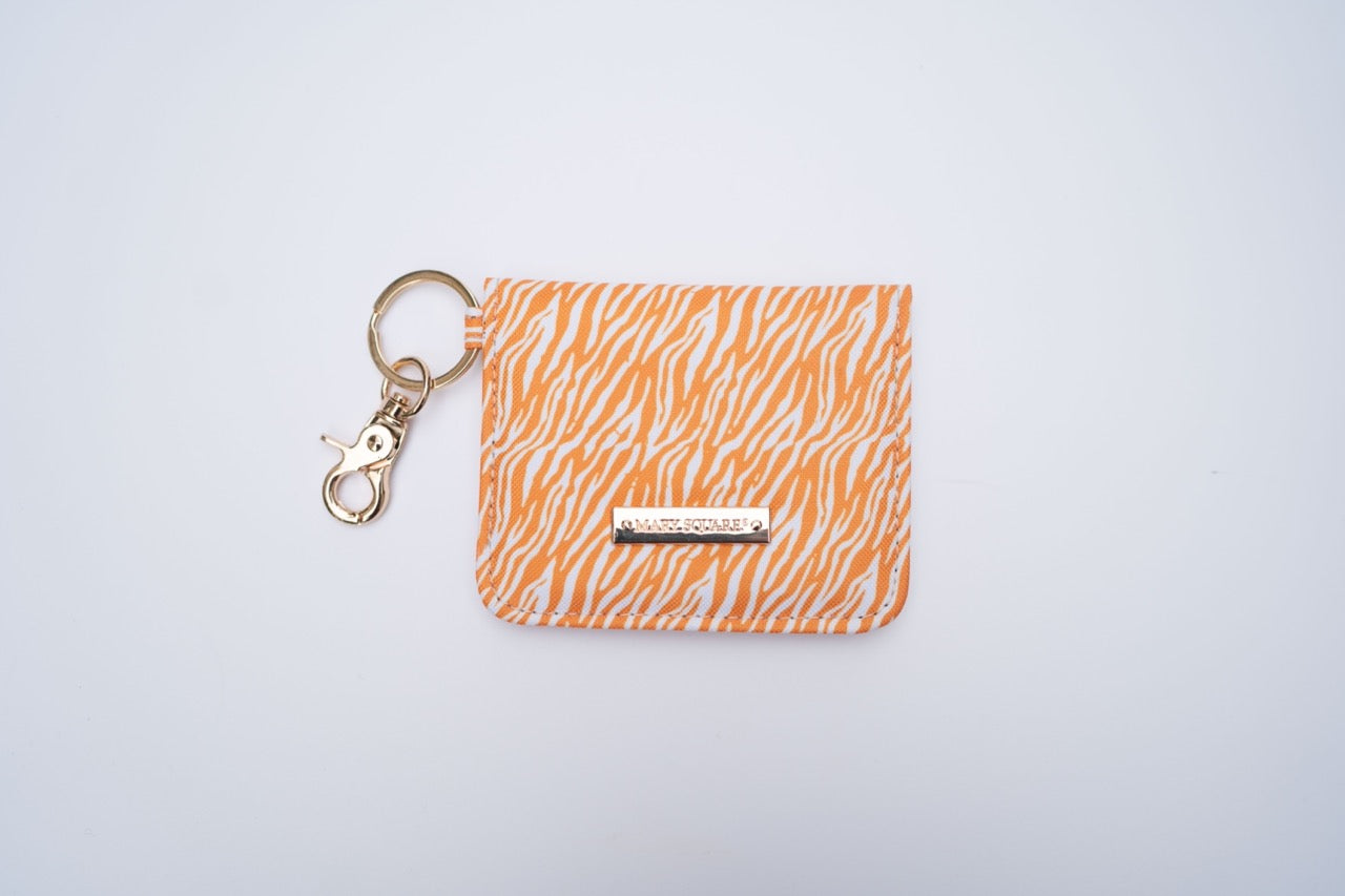 ID Wallet Tiger Stripes Orange
