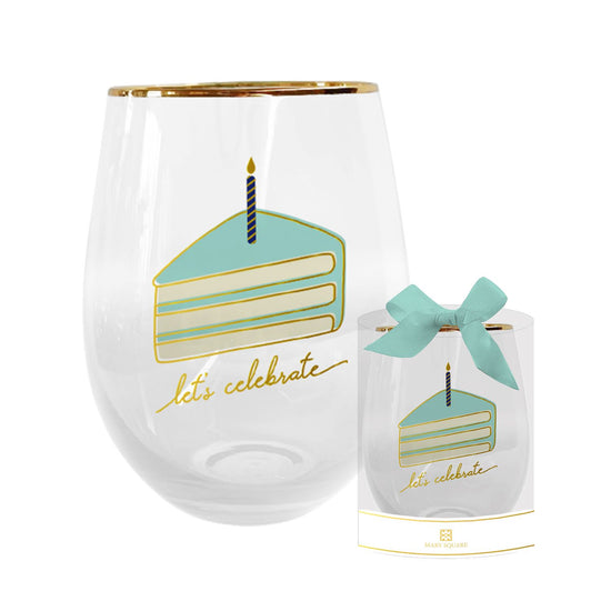 Stemless Wine Cake Glass