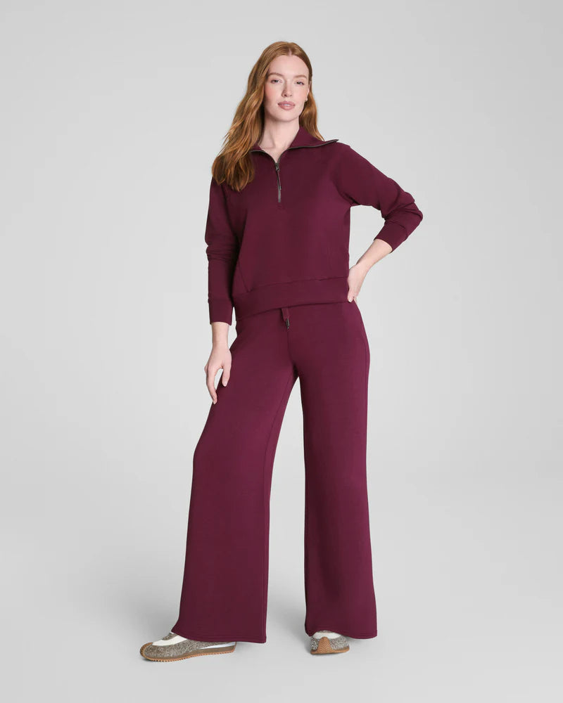 SPANX - Wide Leg Pant - PLUMBERRY