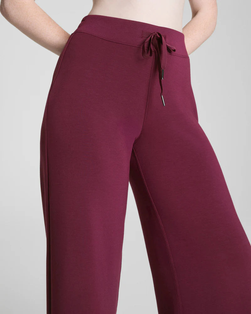 SPANX - Wide Leg Pant - PLUMBERRY