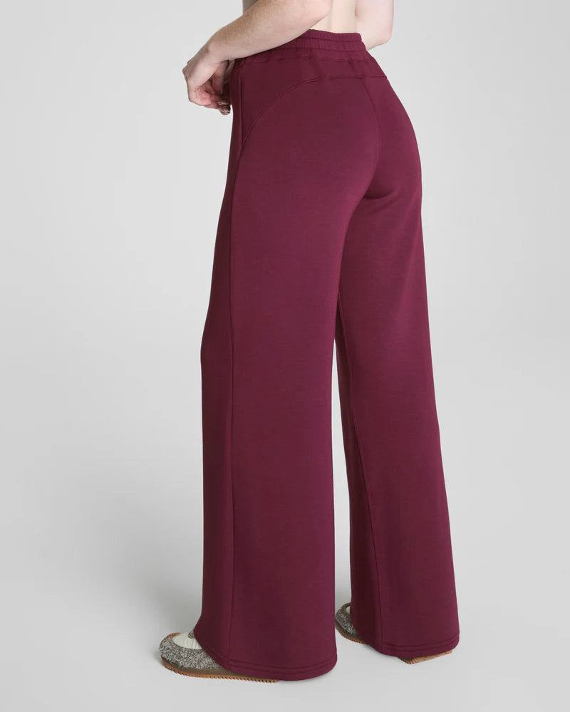 SPANX - Wide Leg Pant - PLUMBERRY