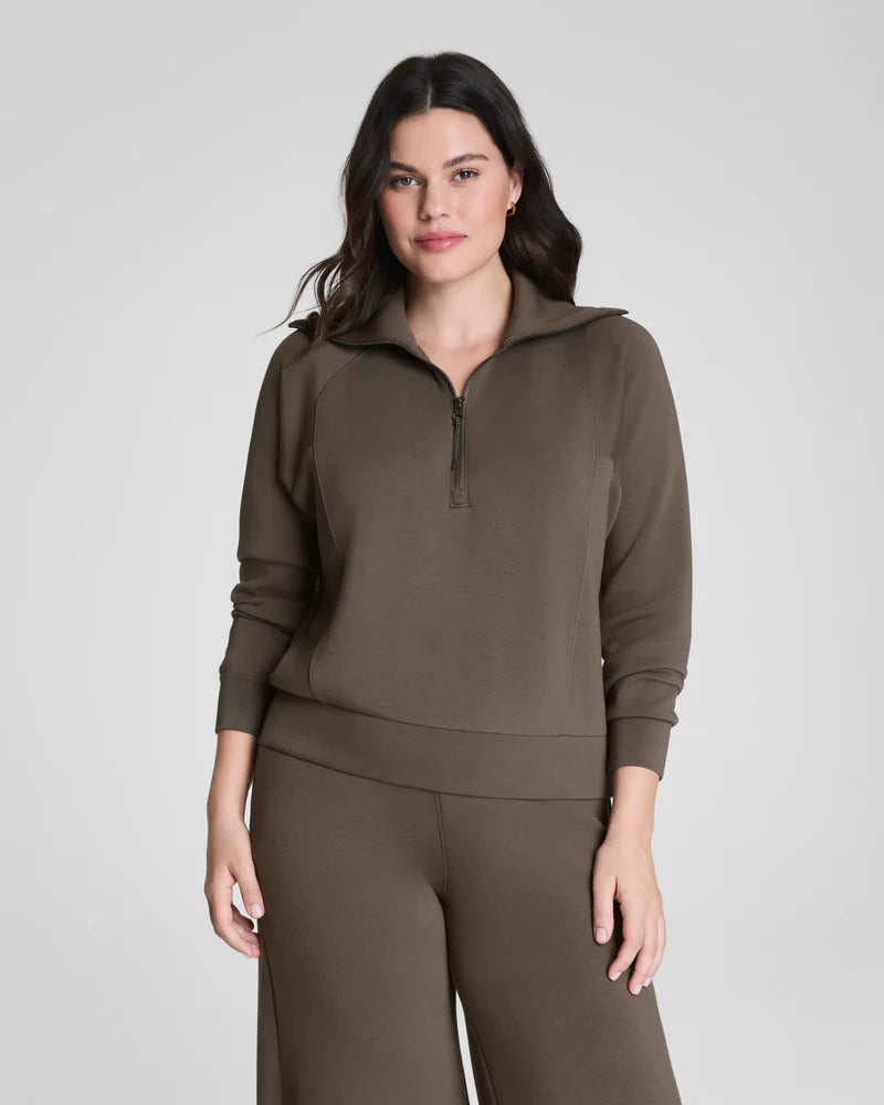 SPANX - Airessentials Half Zip - MNRAL