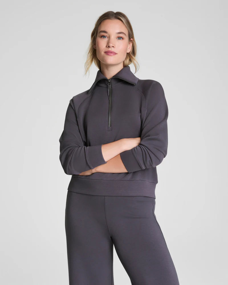 SPANX - Airessentials Half Zip - STORM