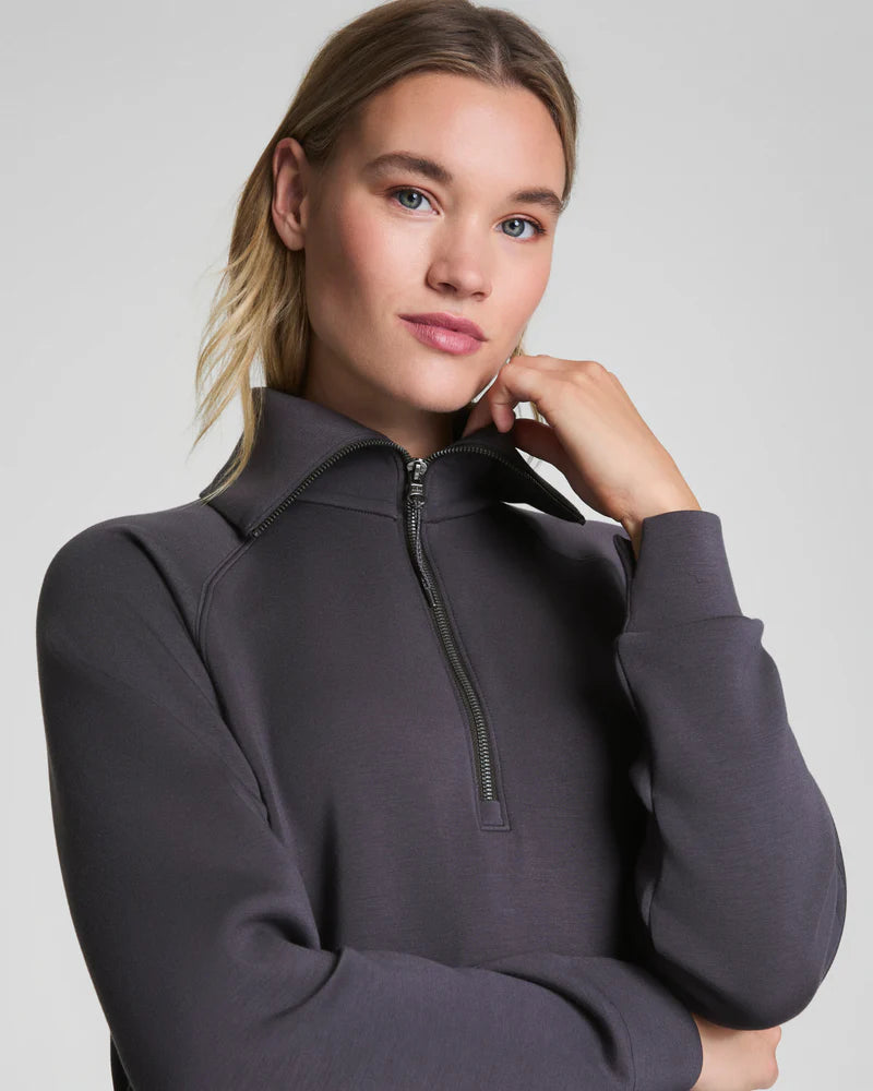 SPANX - Airessentials Half Zip - STORM