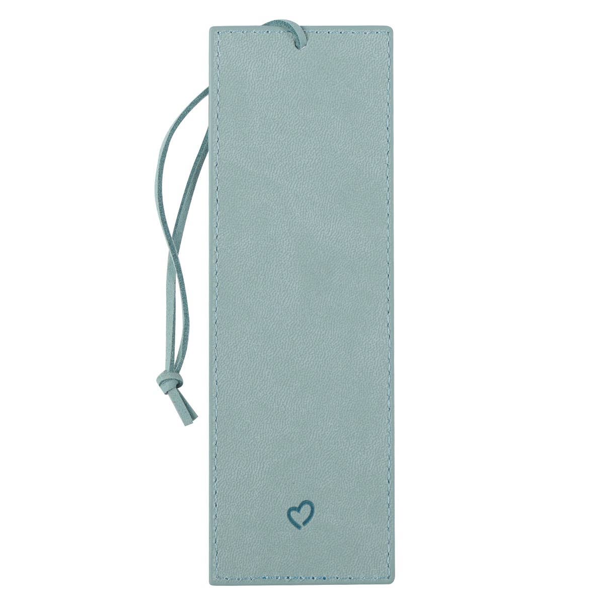 Bookmark Faux Leather Teal Always Stay Humble & Kind