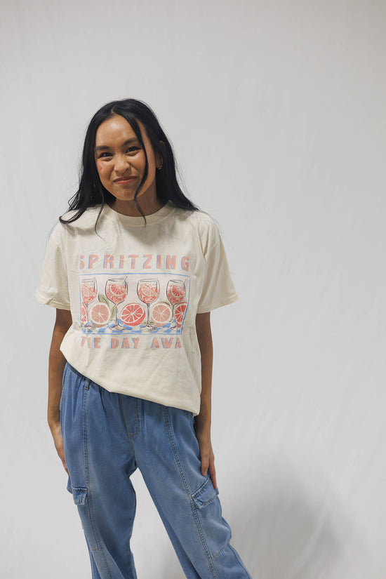 Spritz Boyfriend Tee Sandshell