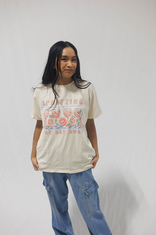 Spritz Boyfriend Tee Sandshell