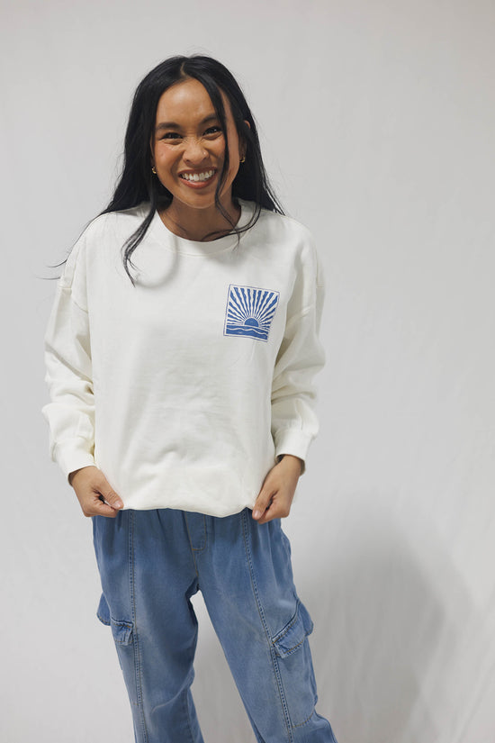 Horizon Sunday Sweatshirt Sea Salt