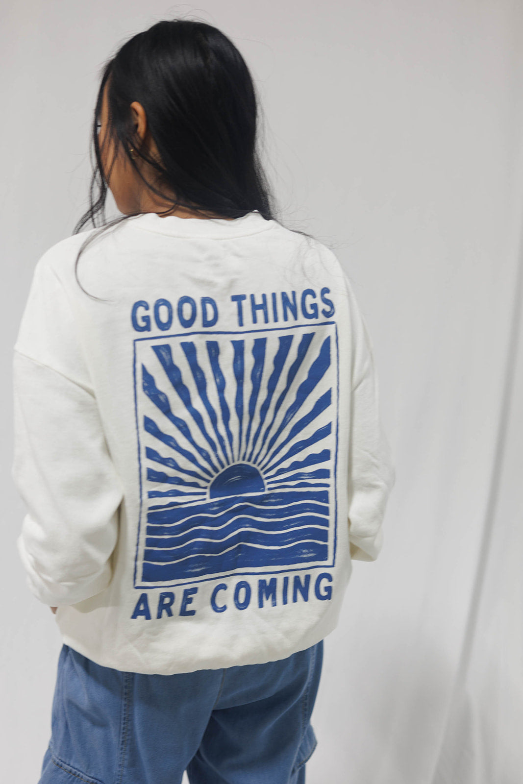 Horizon Sunday Sweatshirt Sea Salt