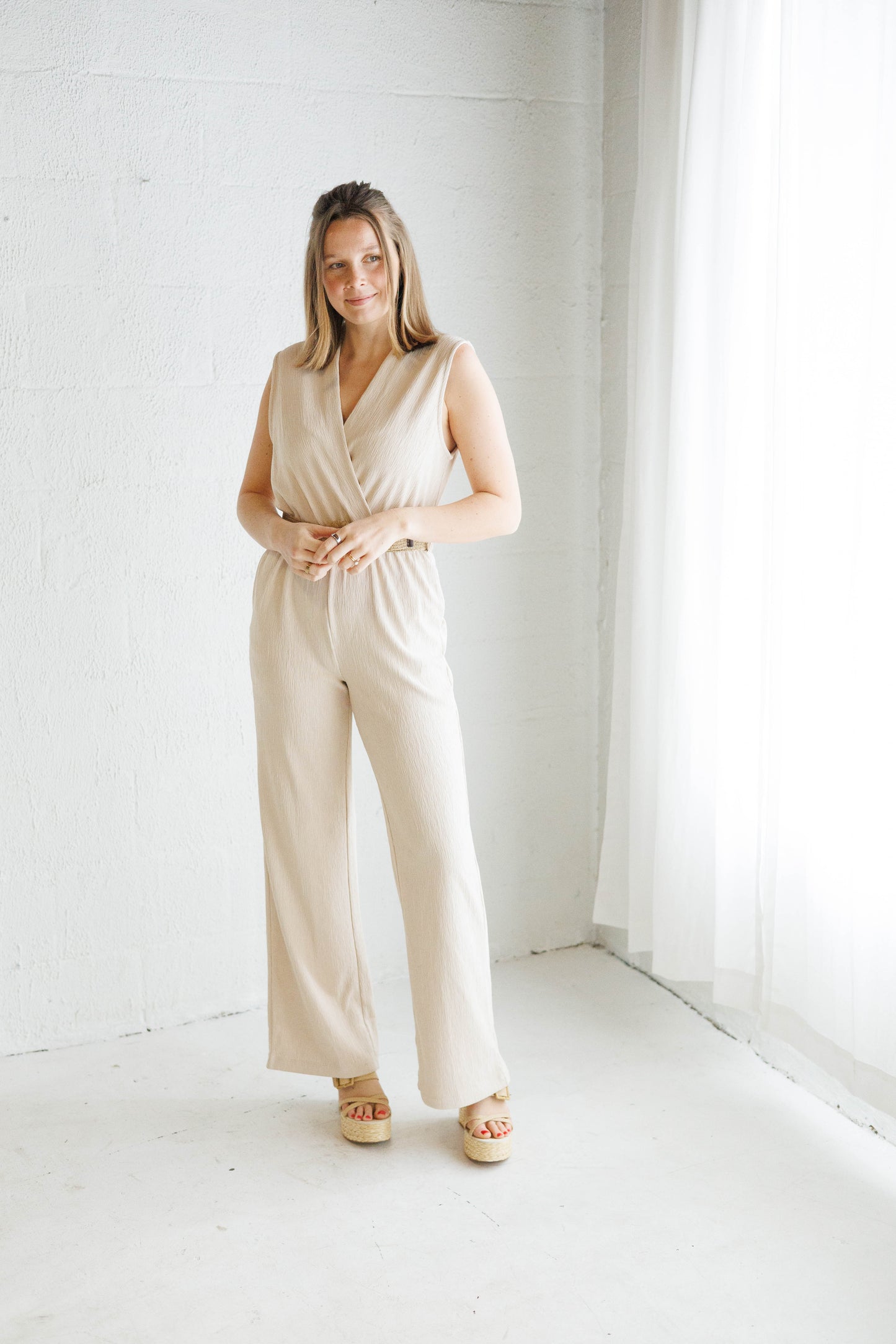 Jumpsuit Fancy Crinkle