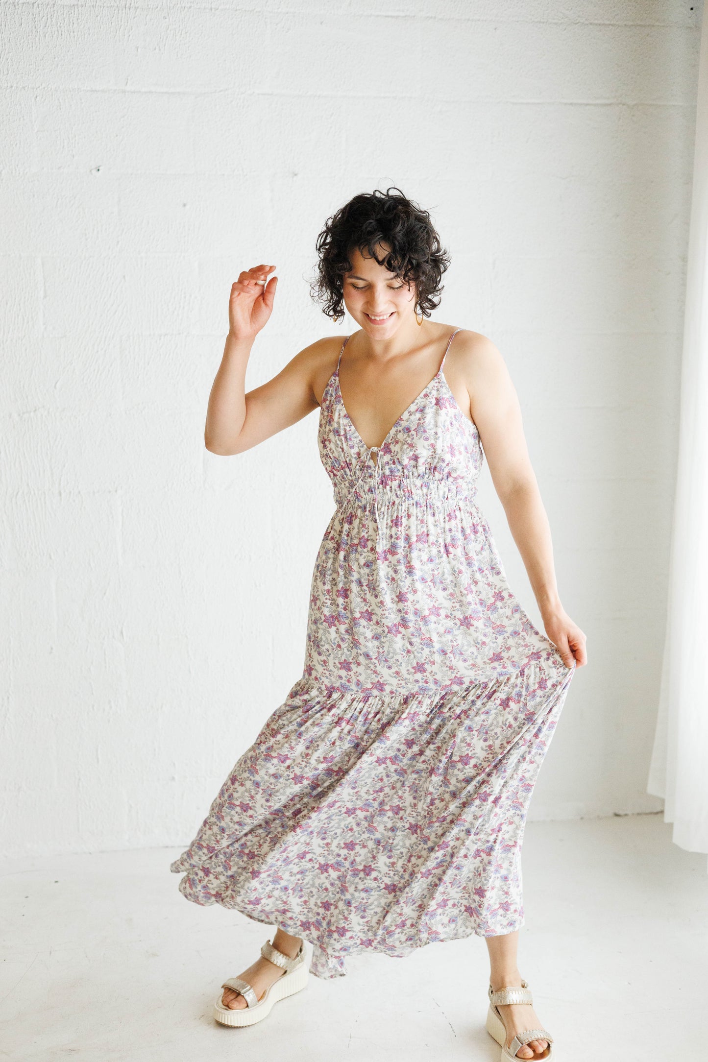 Lisbon Floral Maxi Dress