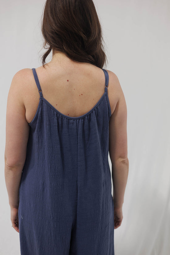 Textured Flared Jumpsuit