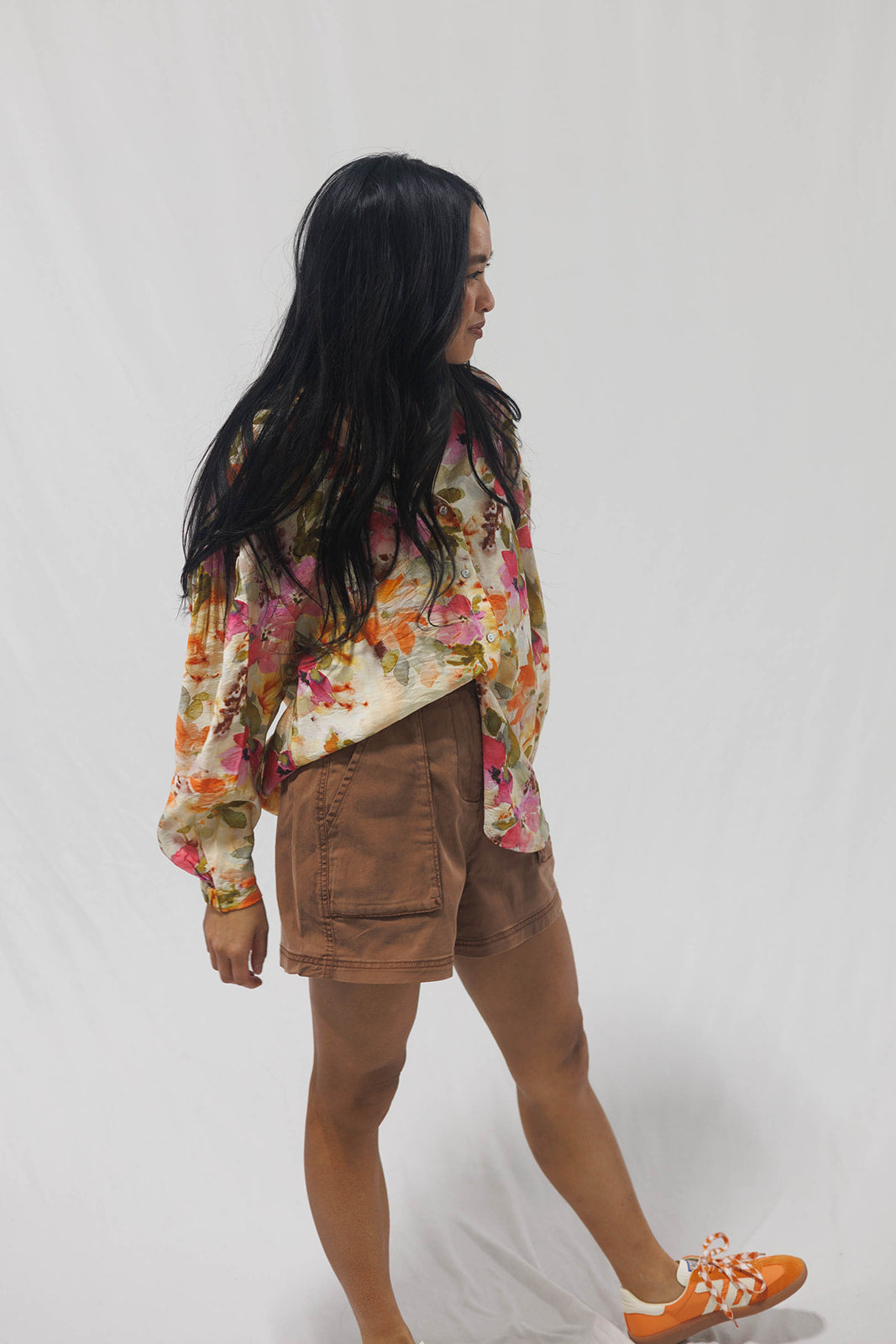 Blouse Oversized Floral Garden