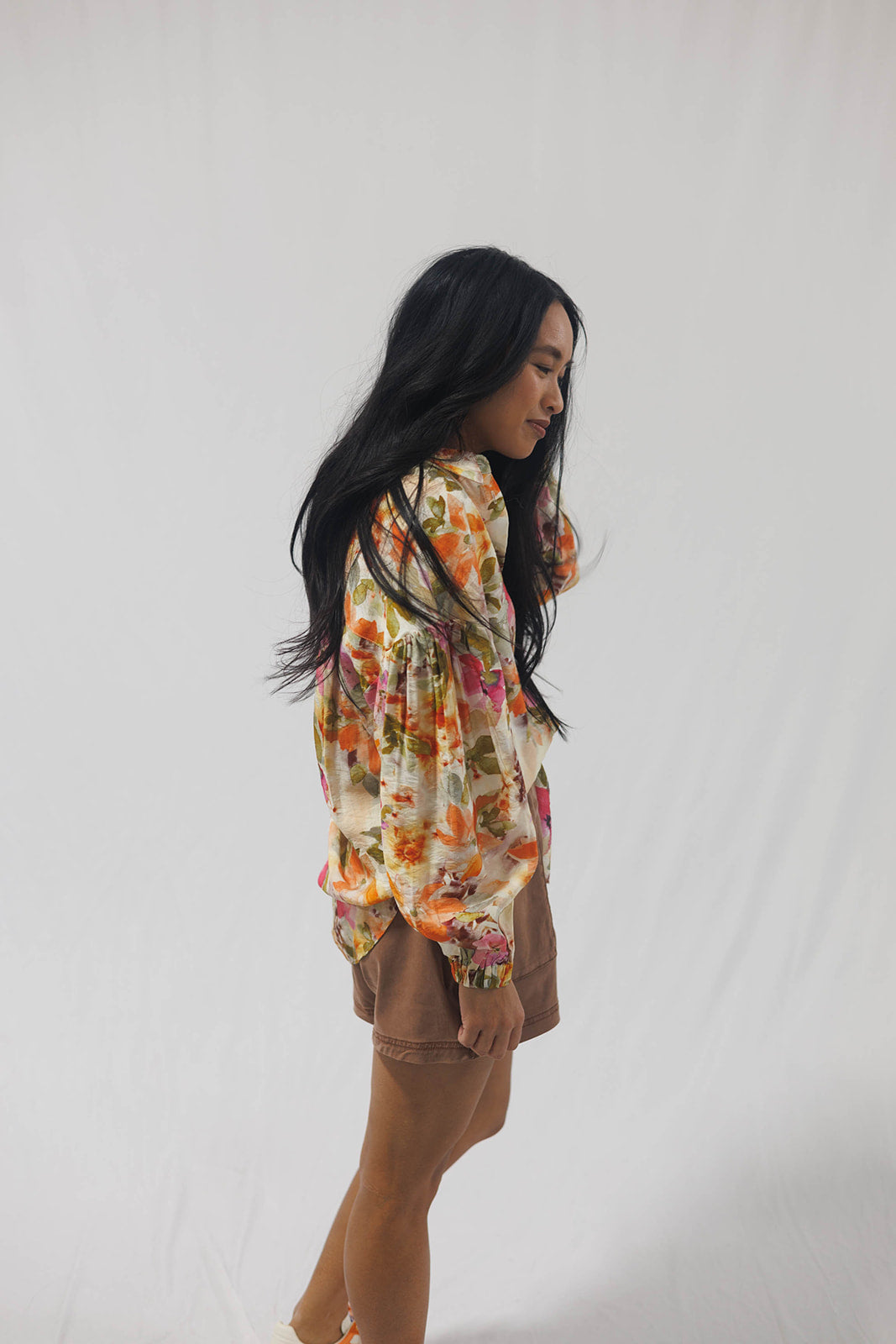 Blouse Oversized Floral Garden