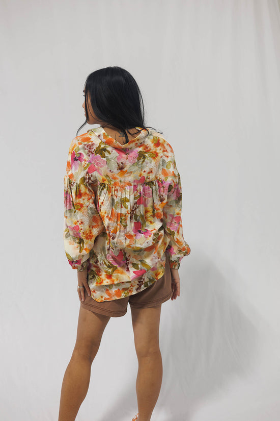 Blouse Oversized Floral Garden