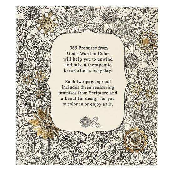 Coloring Devotional 365 Promises God's Word in Color
