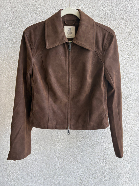 Free People - River Vegan Jacket - Double Espresso