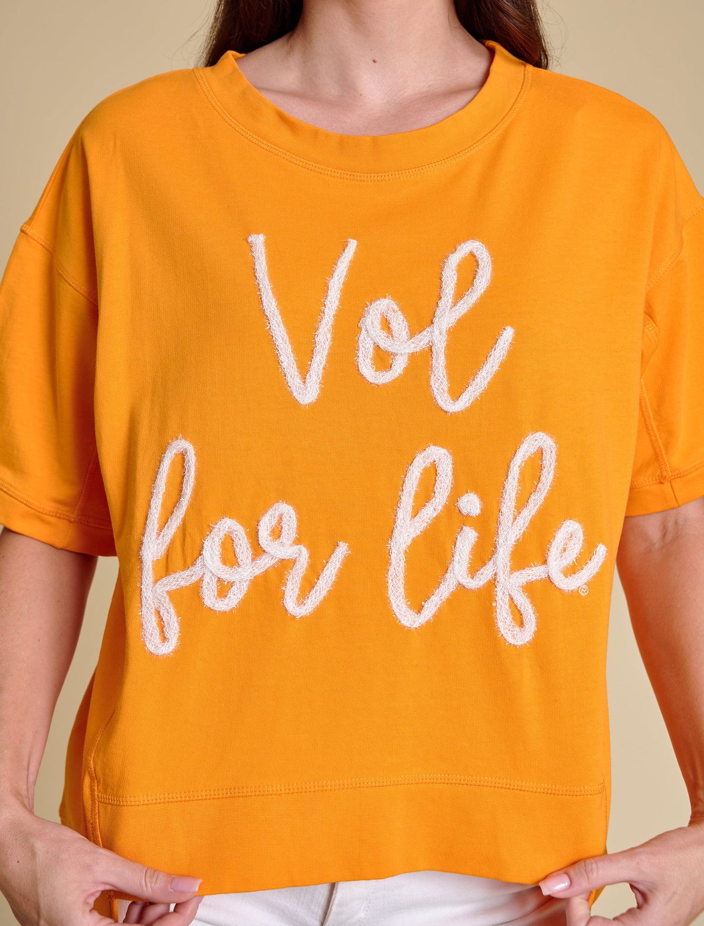 Glitter Script Boxy Top