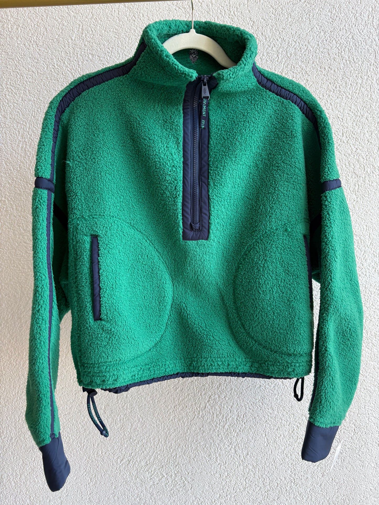 Free People - Mountain High 1/2 Zip - Green Glow