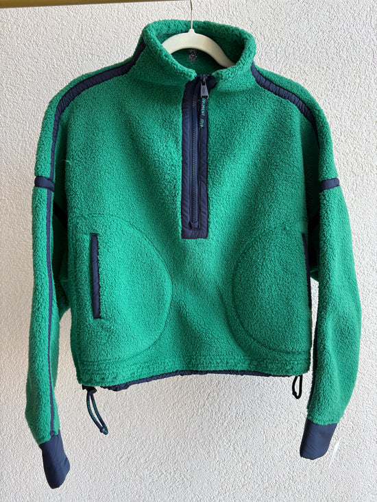 Free People - Mountain High 1/2 Zip - Green Glow