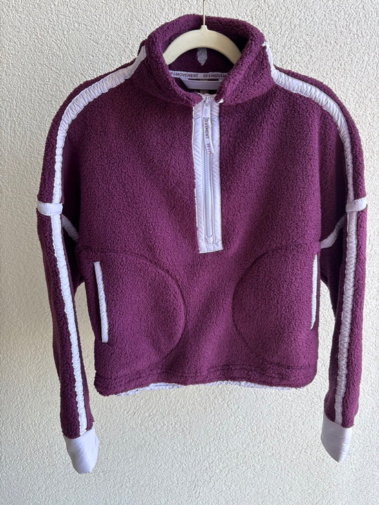 Free People - Mountain High 1/2 Zip - Black Cherry