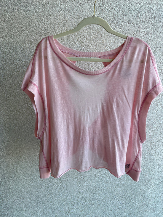 Free People - My Time Tee - Powder Pink