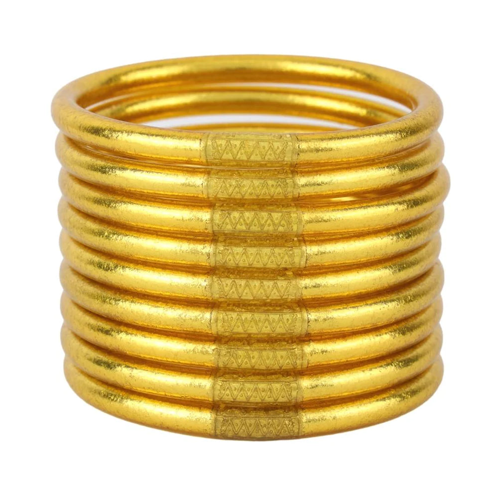 Load image into Gallery viewer, BudhaGirl Gold All Weather Bangles
