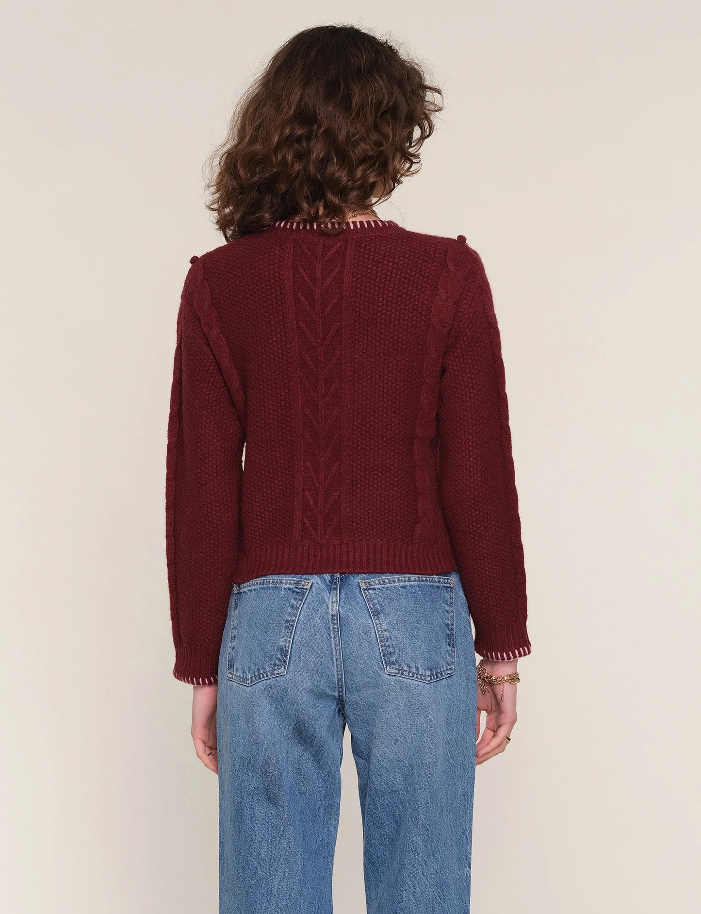 Jaya Sweater- Wine
