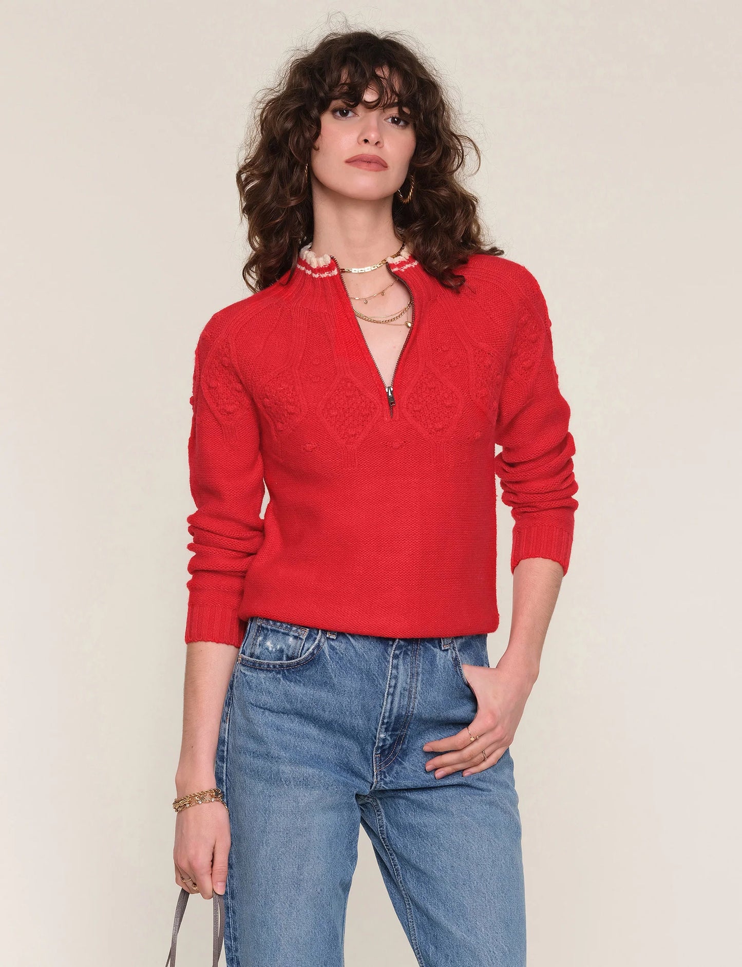 Bellini Sweater - Lipstick