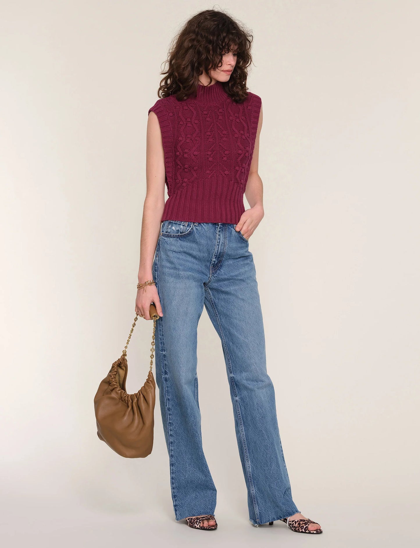 Cosmia Vest - Merlot