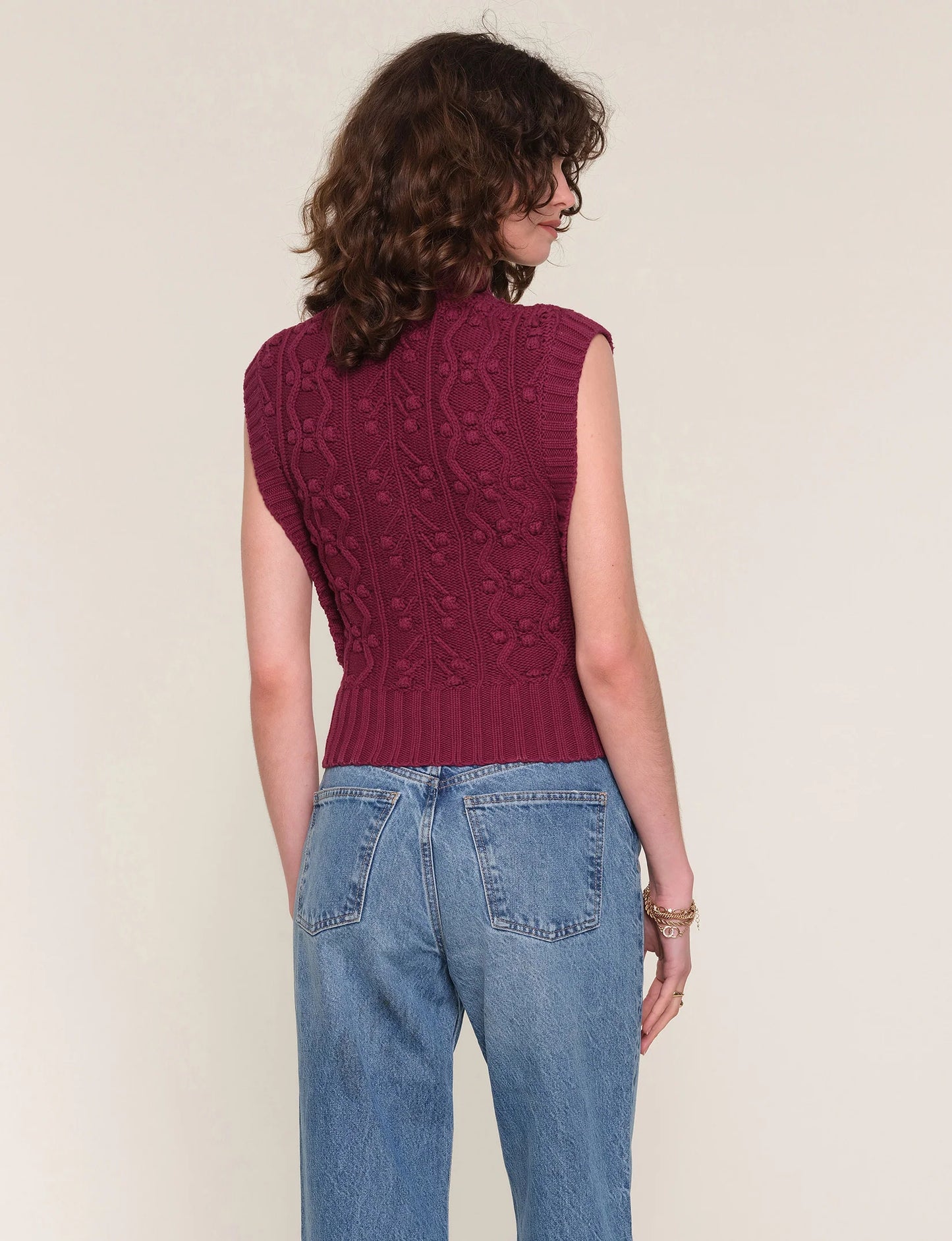 Cosmia Vest - Merlot