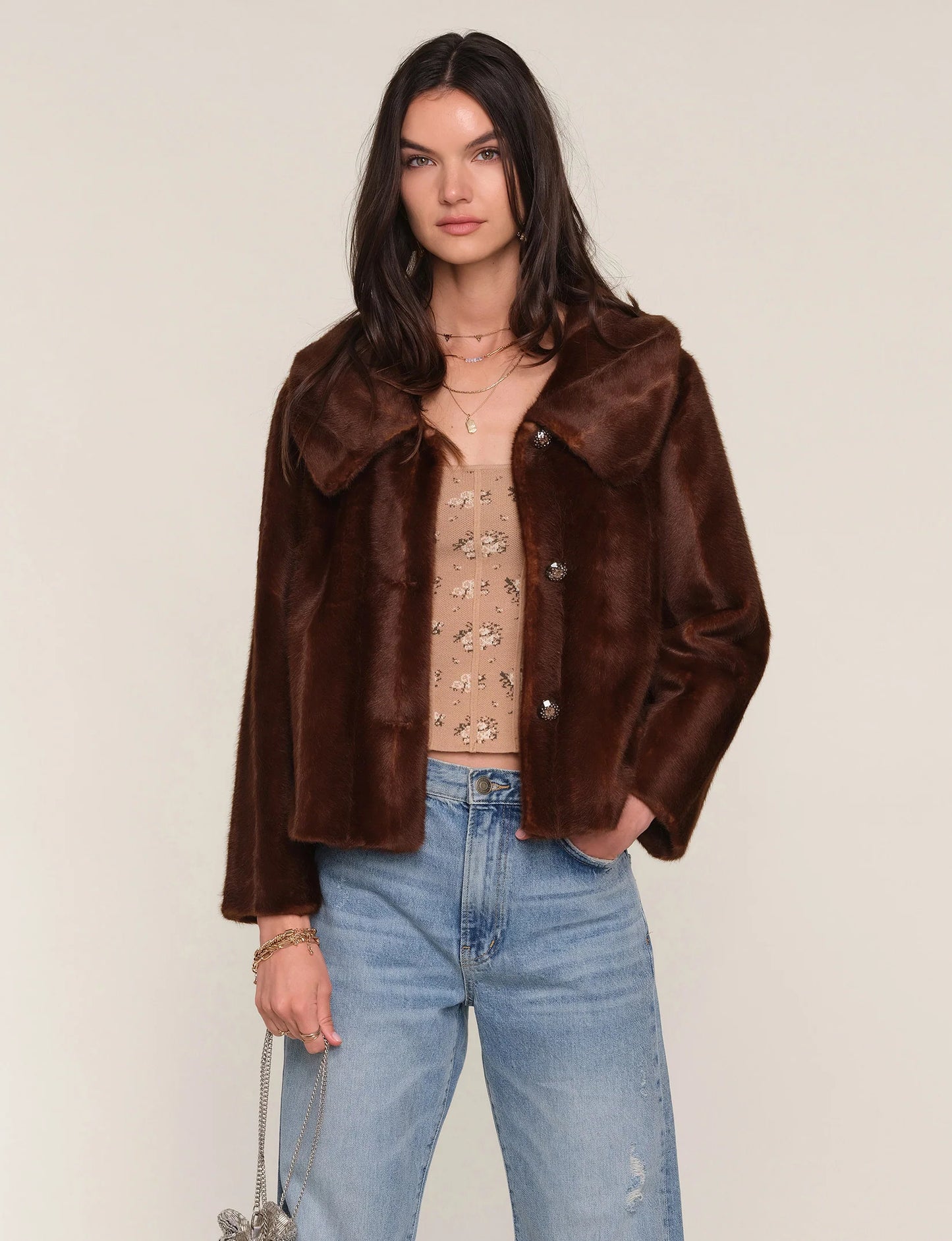 Claudine Jacket- Taupe