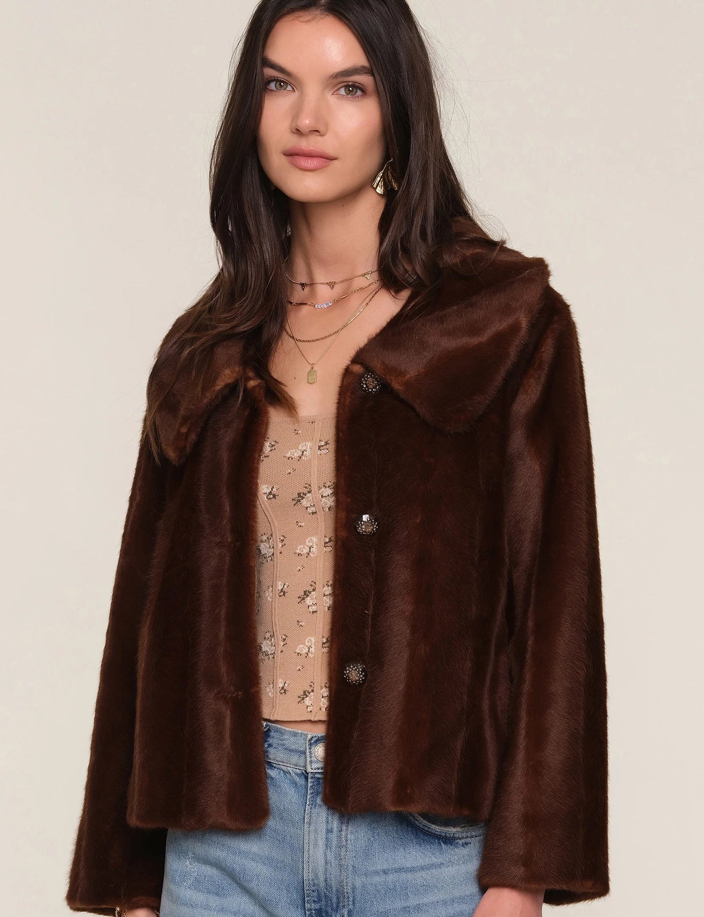 Claudine Jacket- Taupe