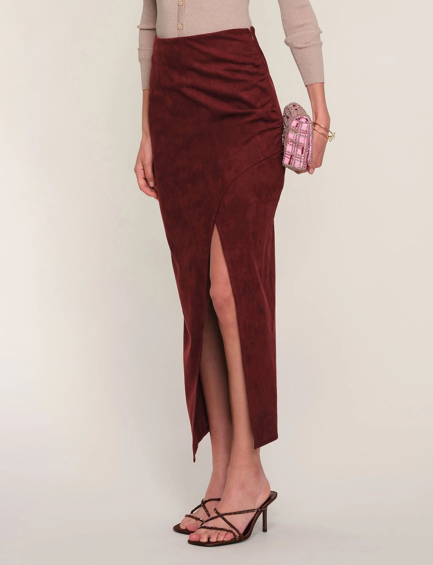Sampaio Skirt- Oxblood