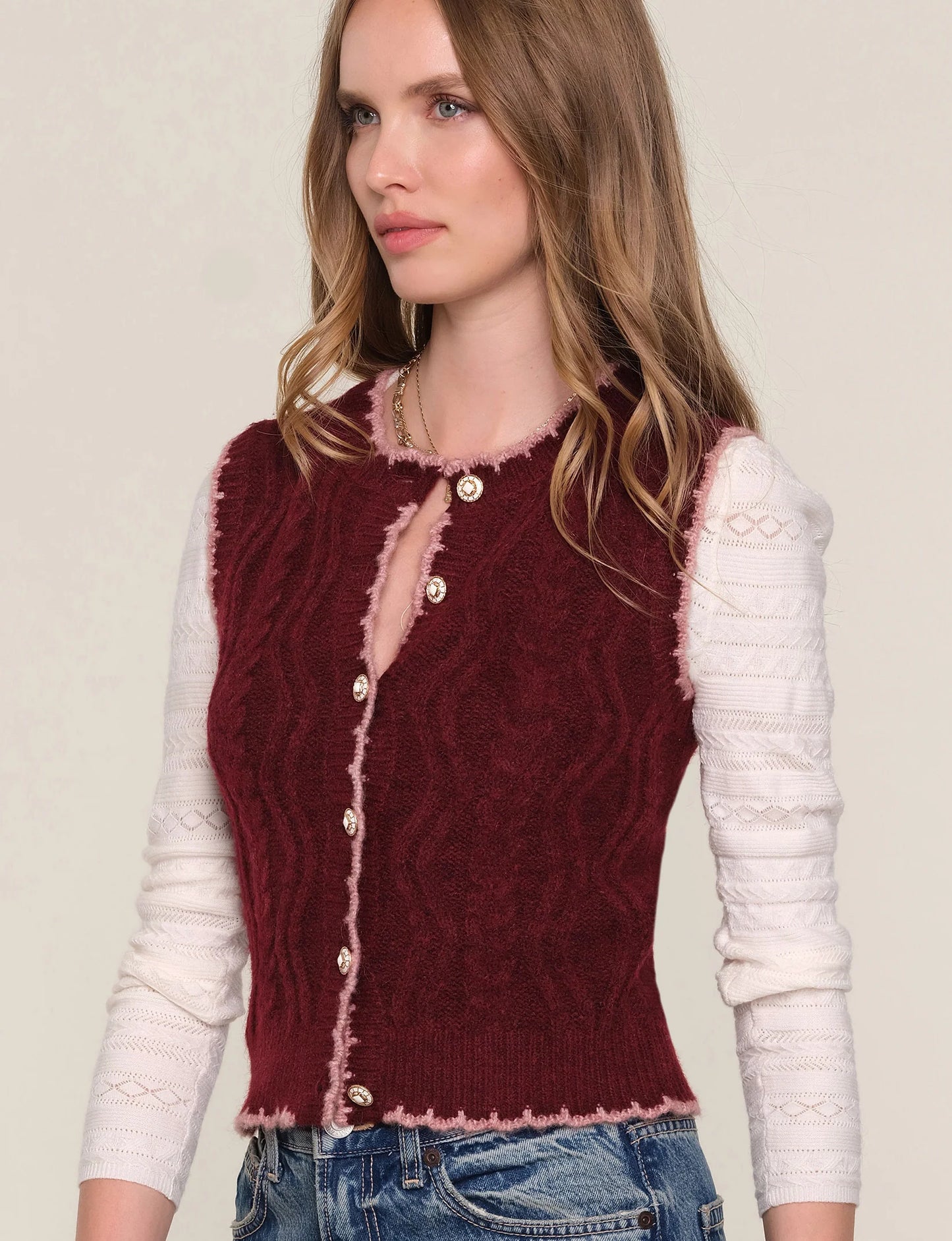 Turner Vest- Merlot