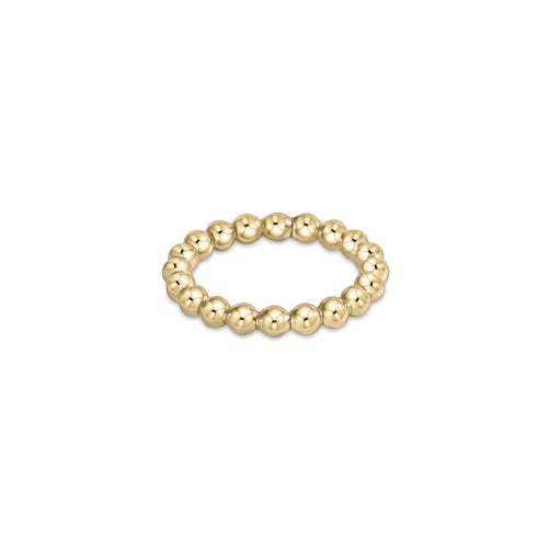 Classic Gold 3mm Bead Ring - 6