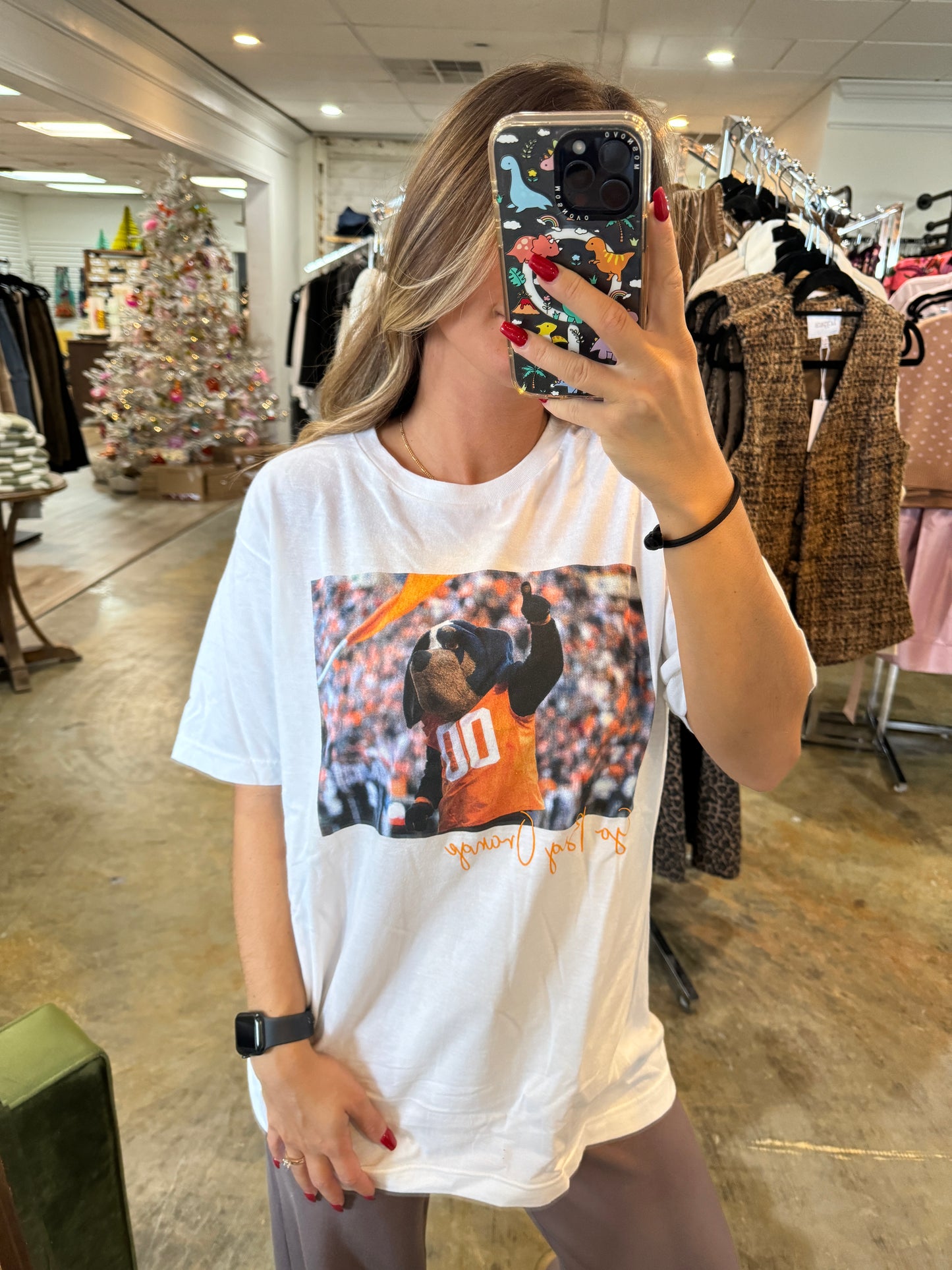 TN Stadium Short Sleeve White Tee