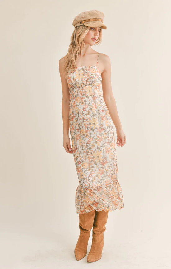 Load image into Gallery viewer, Forest Babydoll Midi Dress

