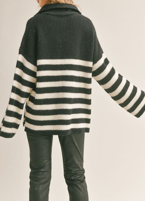 Load image into Gallery viewer, Jetlag Striped Sweater
